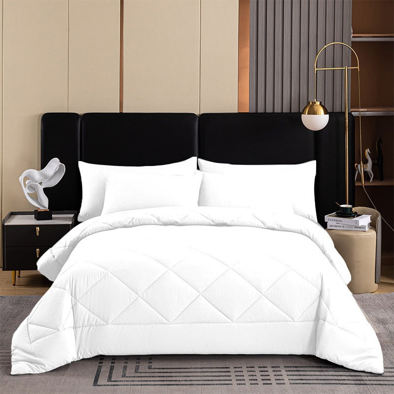 🛏️ 50% KORTING – Gewatteerde Beddengoedset | Comfortabel en Luchtig voor Verschillende Seizoenen | 2 Kussenslopen Inbegrepen