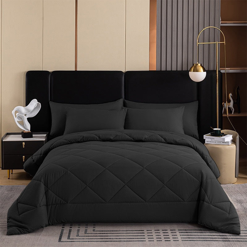 🛏️ 50% KORTING – Gewatteerde Beddengoedset | Comfortabel en Luchtig voor Verschillende Seizoenen | 2 Kussenslopen Inbegrepen