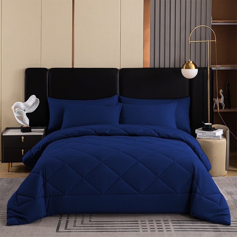 🛏️ 50% KORTING – Gewatteerde Beddengoedset | Comfortabel en Luchtig voor Verschillende Seizoenen | 2 Kussenslopen Inbegrepen