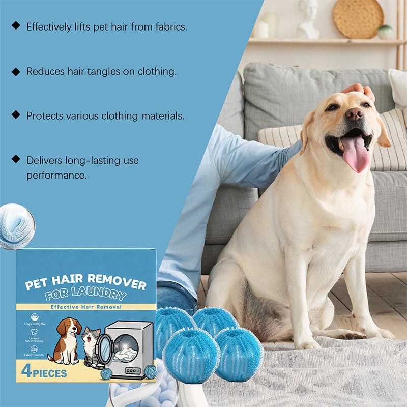🐾🧺 50% KORTING! Nooit meer honden- of kattenharen op je kleding! Deze herbruikbare wasballen vangen haren en pluisjes in wasmachine én droger – stofvriendelijk, herbruikbaar en klaar voor elke wasbeurt!