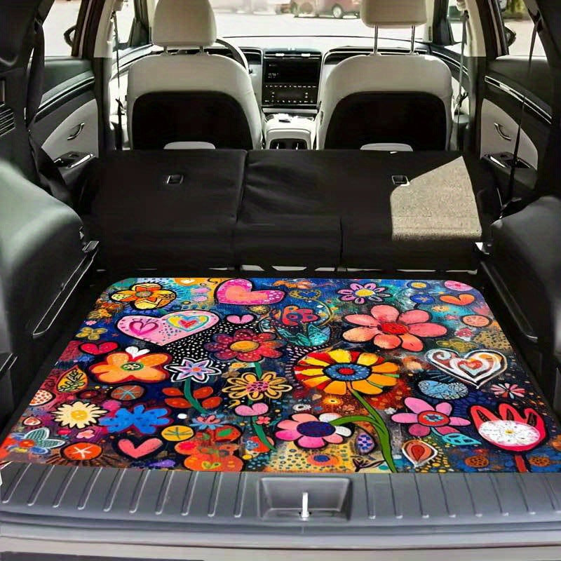 📢📢 50% KORTING!! 🚗🏵️Universele autokofferbakmat – antislip, duurzaam en eenvoudig schoon te maken ✨