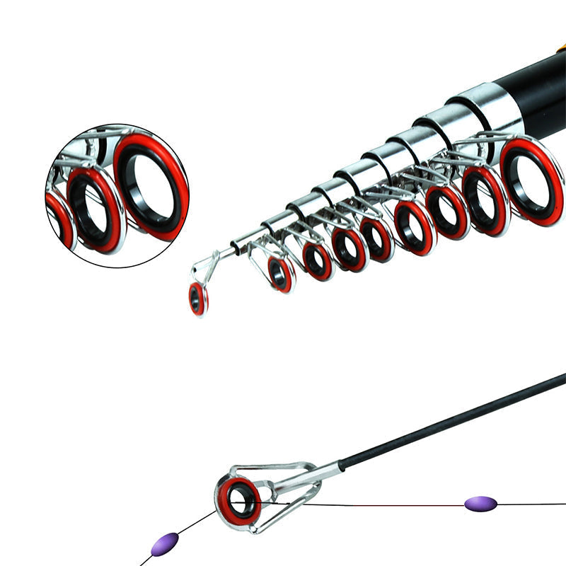 🎣 50% KORTING NU! 🧳 Complete visuitrusting – telescopisch, reisvriendelijk & praktische tas – perfect voor kamperen en wandelen 🌲