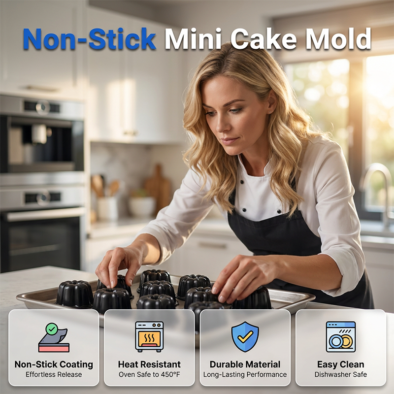 🎃 50% korting! Pompoencakevorm met antiaanbaklaag – gemaakt van hoogwaardig koolstofstaal met een superieure antiaanbaklaag, waardoor de cakes er elke keer perfect uitkomen. Geen gebroken cakes meer – alleen maar perfecte pompoenvormige lekkernijen!