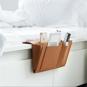 🛏️ KOOP 2, KRIJG 1 GRATIS – Vilten Bedhangorganizer | Voor Boeken, Telefoon, Bril & Afstandsbediening | Praktische Opbergtas voor Naast het Bed | Alles Binnen Handbereik