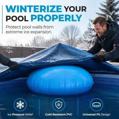 ❄️🏊 50% KORTING! Laat je zwembad veilig de winter door – dit ronde luchtkussen verdeelt ijsdruk en voorkomt vorstschade. Koudbestendig, eenvoudig op te blazen!