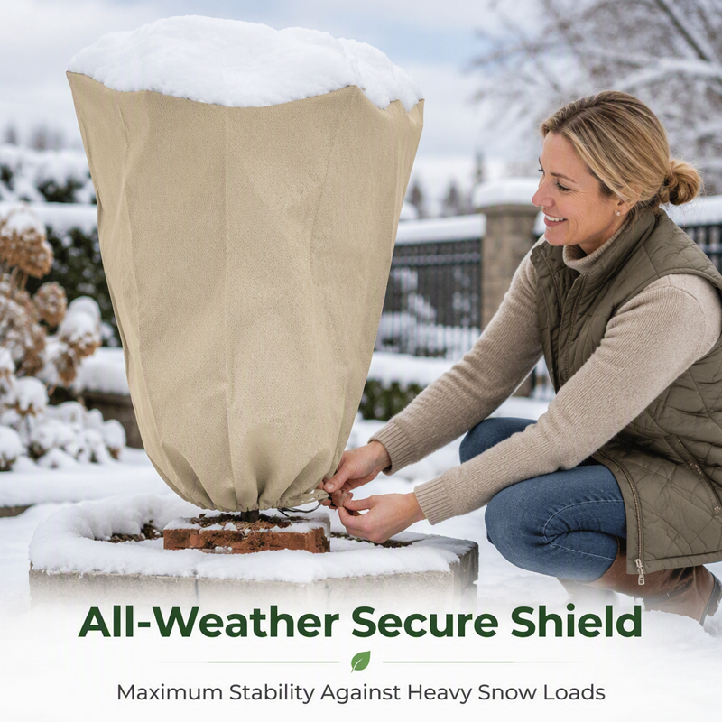 📢📢 50% KORTING 🌱 Planten Vorstbescherming | 80g Ademend Non-woven Doek | Beschermt Tegen Vorst, Sneeuw & Kou | UV-bestendig | Voor Tuin-, Pot- & Balkonplanten
