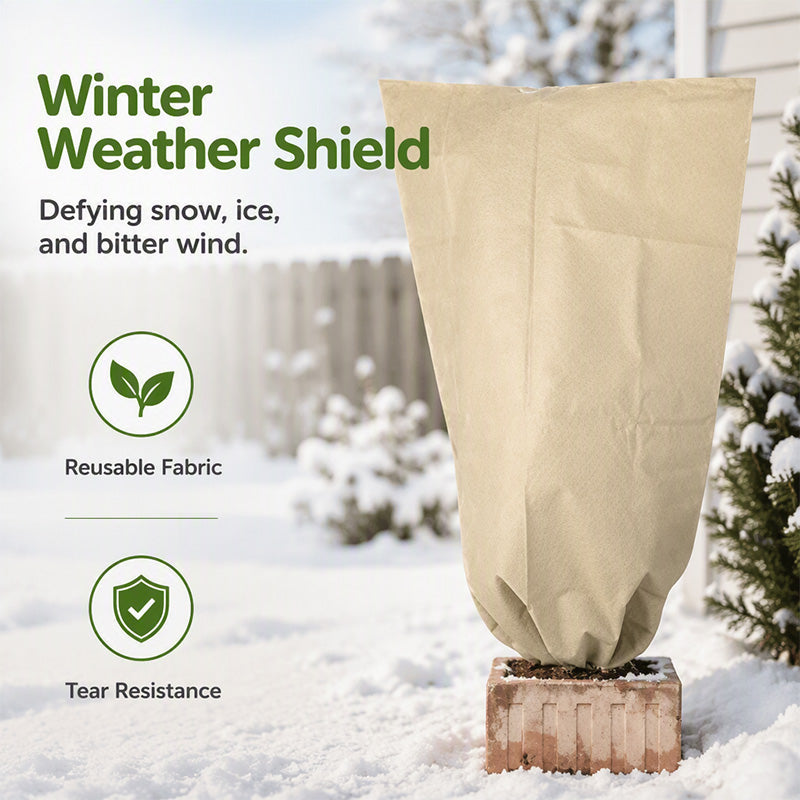 📢📢 50% KORTING 🌱 Planten Vorstbescherming | 80g Ademend Non-woven Doek | Beschermt Tegen Vorst, Sneeuw & Kou | UV-bestendig | Voor Tuin-, Pot- & Balkonplanten