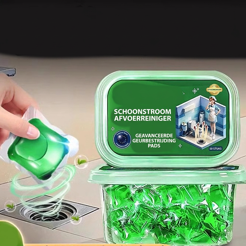 🥳2026 HOT SALE🥳💞50K+ VERKOCHT! ｜Afvoer Ontgeuringscapsules – Bio-enzymformule neutraliseert geuren bij de bron. Onmiddellijk frisse geur, geen agressieve chemicaliën. Zeg vaarwel tegen gênante geuren. 🚰✅
