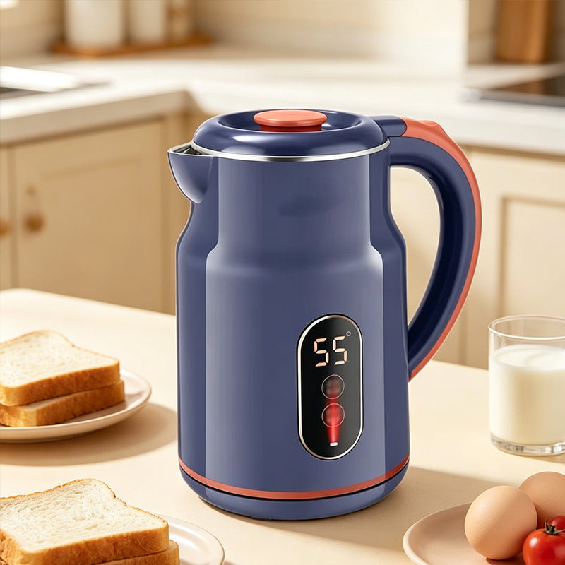⚡ 50% korting! Elektrische waterkoker met temperatuurdisplay – 3 liter, 1500W, warmhoudfunctie & dubbelwandig. RVS binnenkant – ideaal voor thee & koffie! ✨🫖