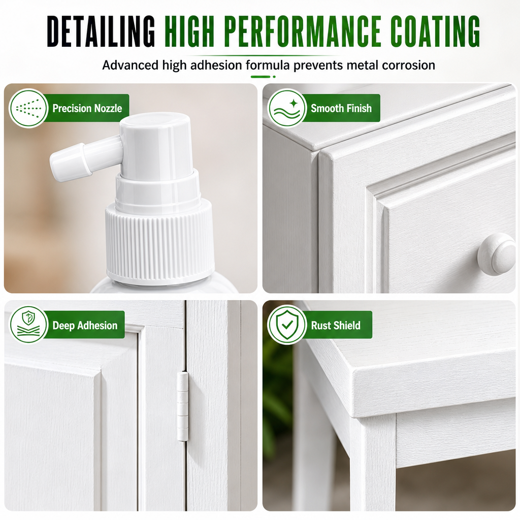 Witte Reparatiespray voor Hout: Deuren, Tafels & Kasten