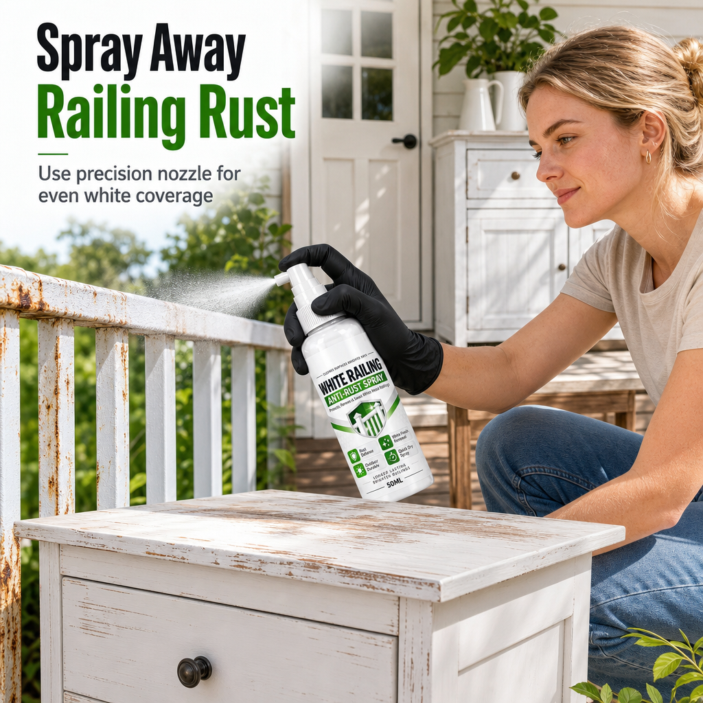 Witte Reparatiespray voor Hout: Deuren, Tafels & Kasten