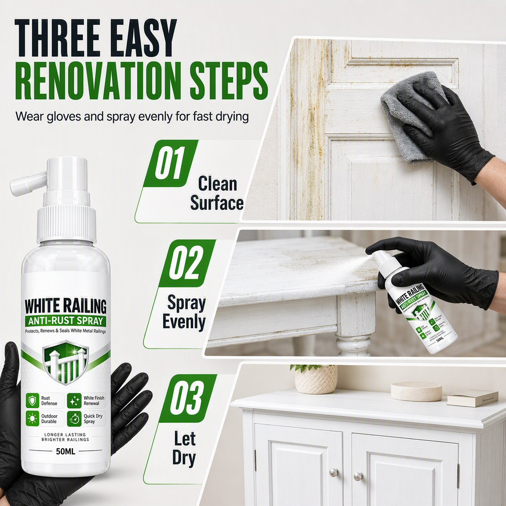 Witte Reparatiespray voor Hout: Deuren, Tafels & Kasten