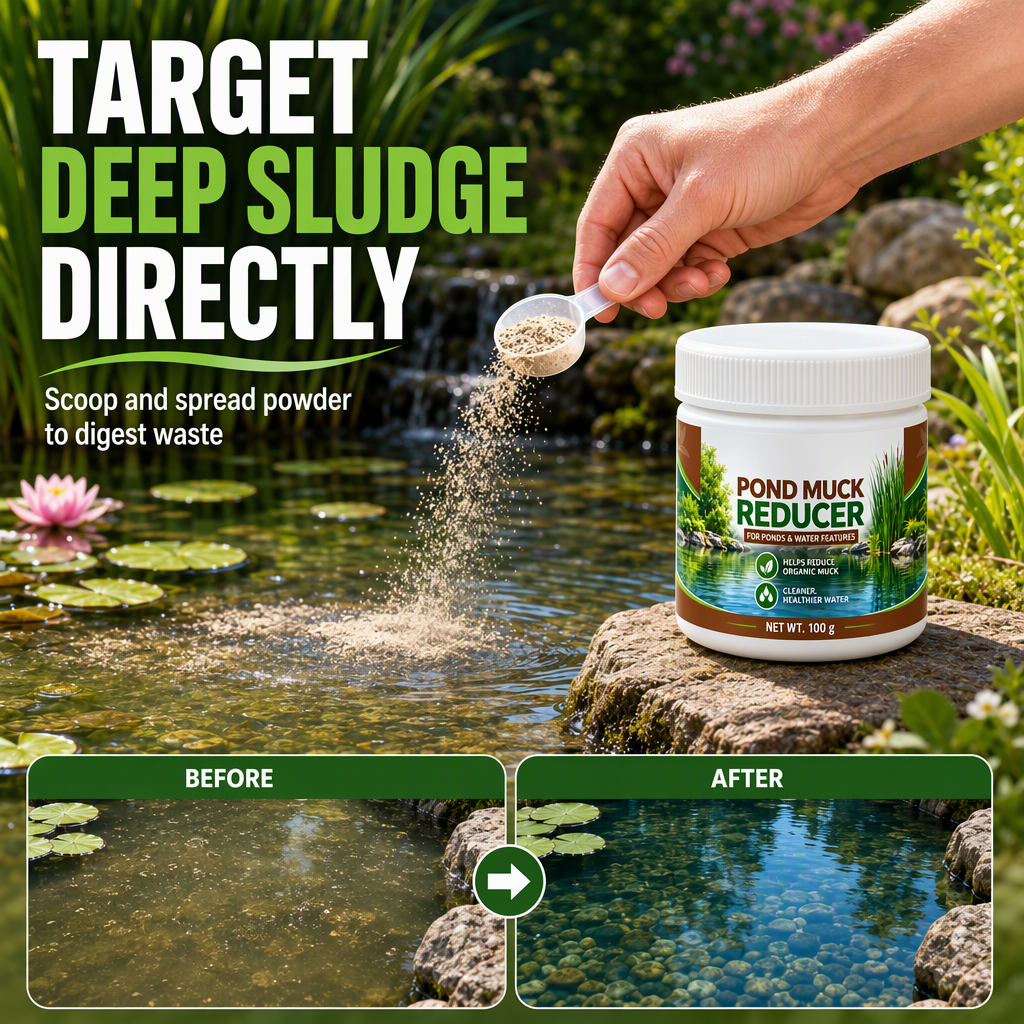 Pond Water Clarifier Powder for Fish Ponds and Pools