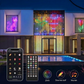 💥🌈 50% KORTING! Van gewone lichtjes naar een spectaculaire lichtshow! Teken patronen, voeg tekst of foto's toe en laat de kleuren dansen op de muziek – waterdicht & USB-gevoed!
