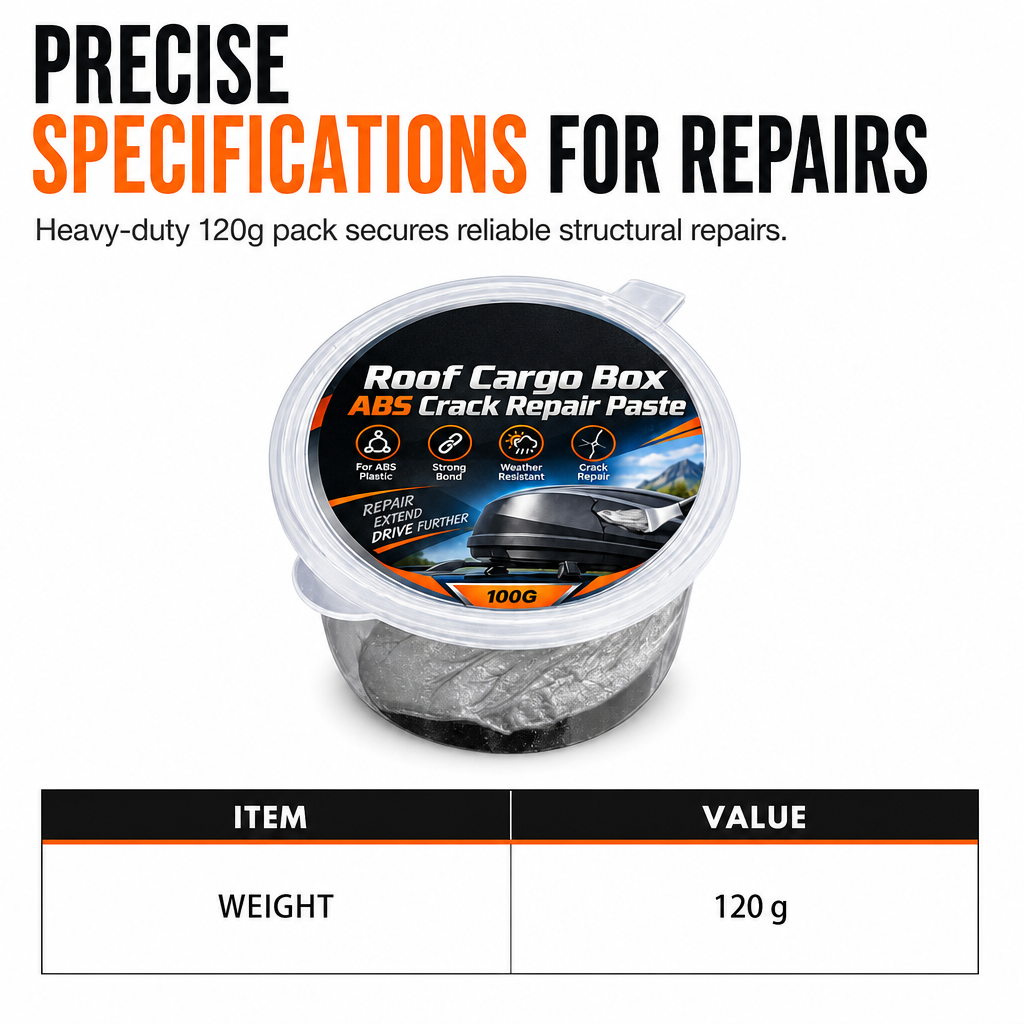Reparatiecrème voor scheuren in dakkoffers