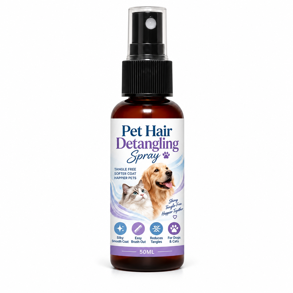 🐾 50% korting! Antiklit spray voor huisdieren – maakt stugge vachten moeiteloos glad, pijnvrij borstelen & wekenlang stofwerend. 50 ml – ideaal voor onderweg! ✨