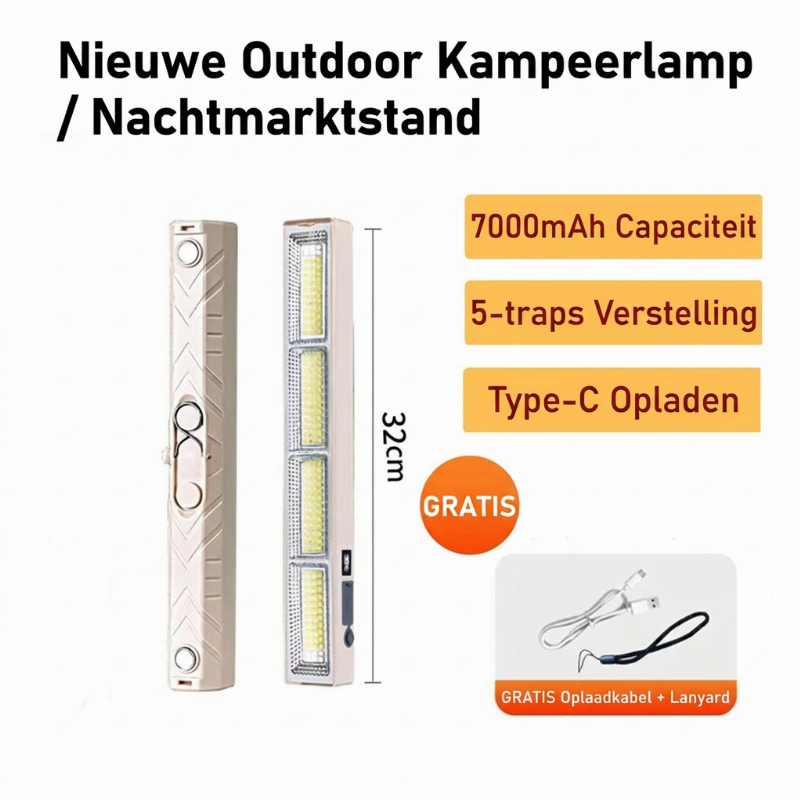 Oplaadbare LED lichtbalk