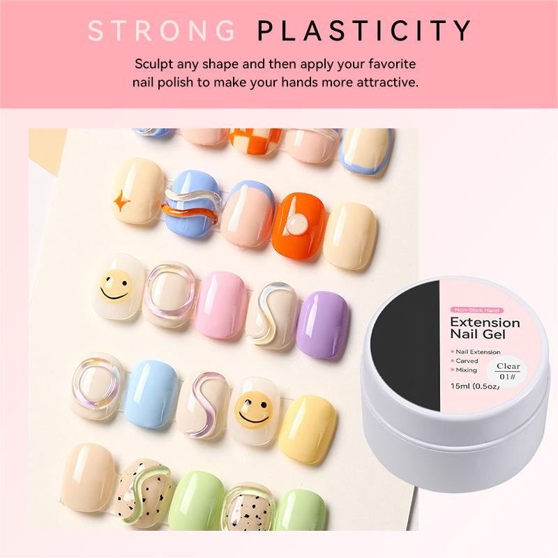 💅 50% KORTING | Nagelverlengingsgel – Sterk, glad en makkelijk in vorm te brengen