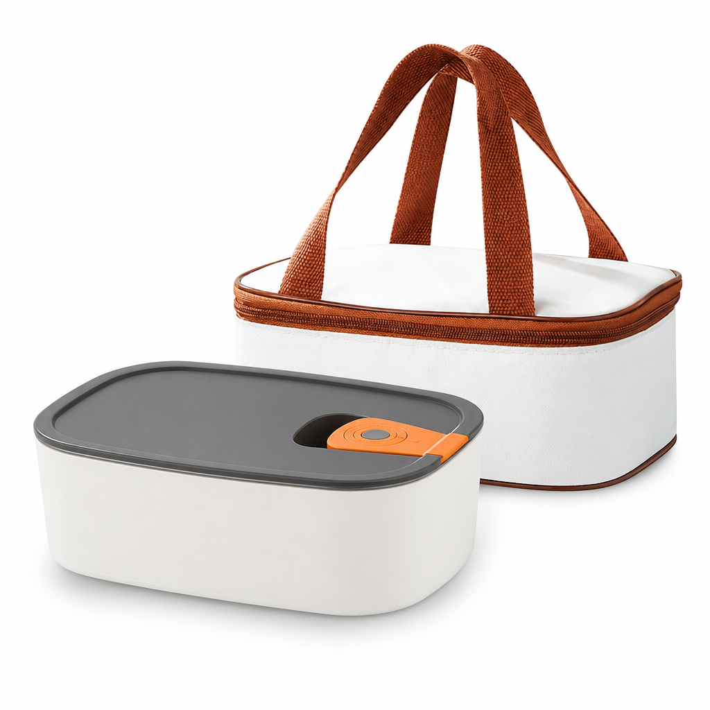 🍱NU 50% KORTING! Lekvrije 304 Roestvrijstalen Lunchbox – Magnetronbestendige Verdeelde Voedselcontainer voor Kantoor & School