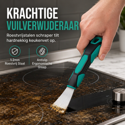 Dikke roestvrijstalen schraper voor reiniging