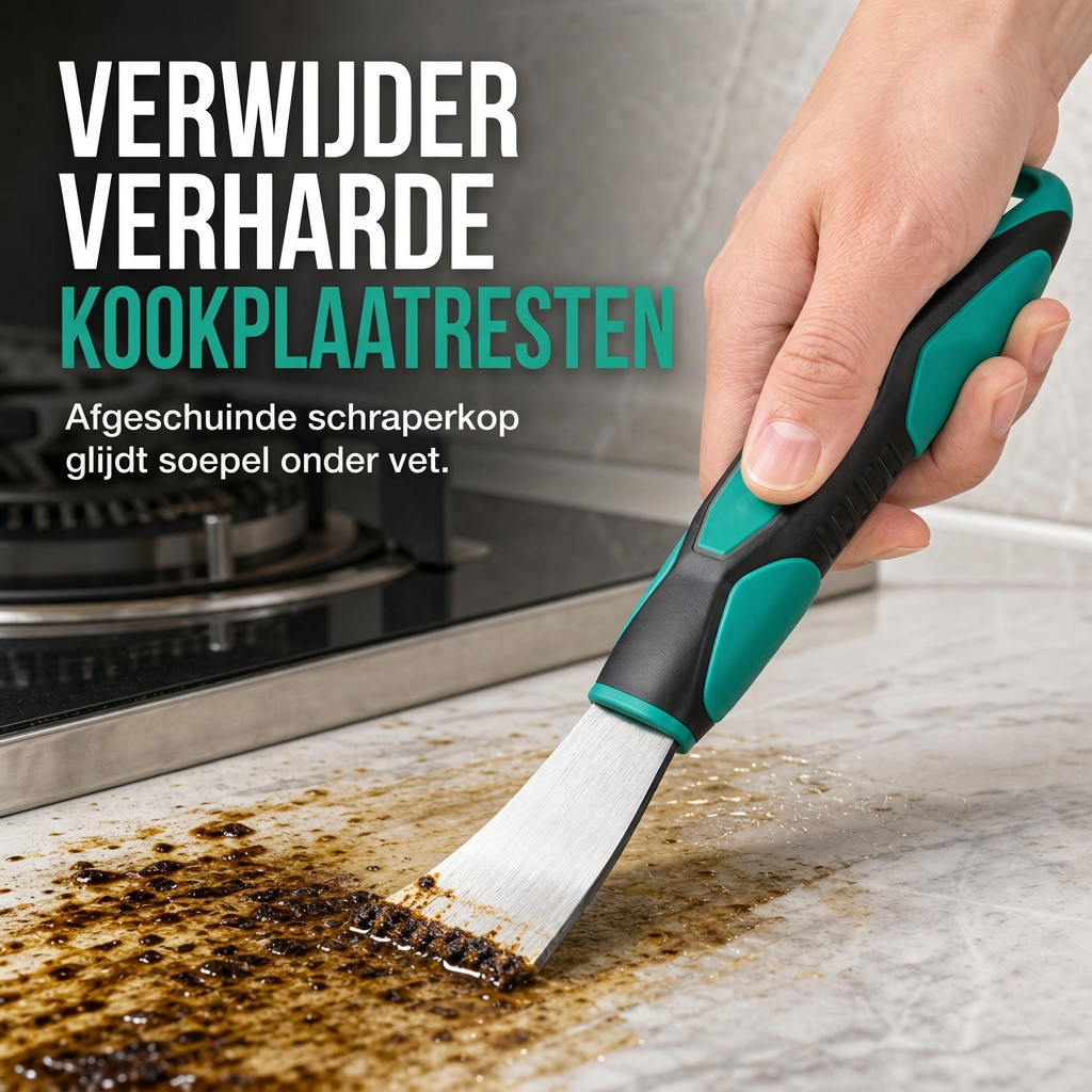 Dikke roestvrijstalen schraper voor reiniging