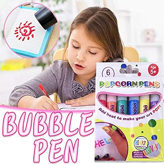 🎨 Magische Puffy Paint Pennen – 3D Kleureffect, Leuk Voor Knutselen & Creatieve Projecten | 50% KORTING