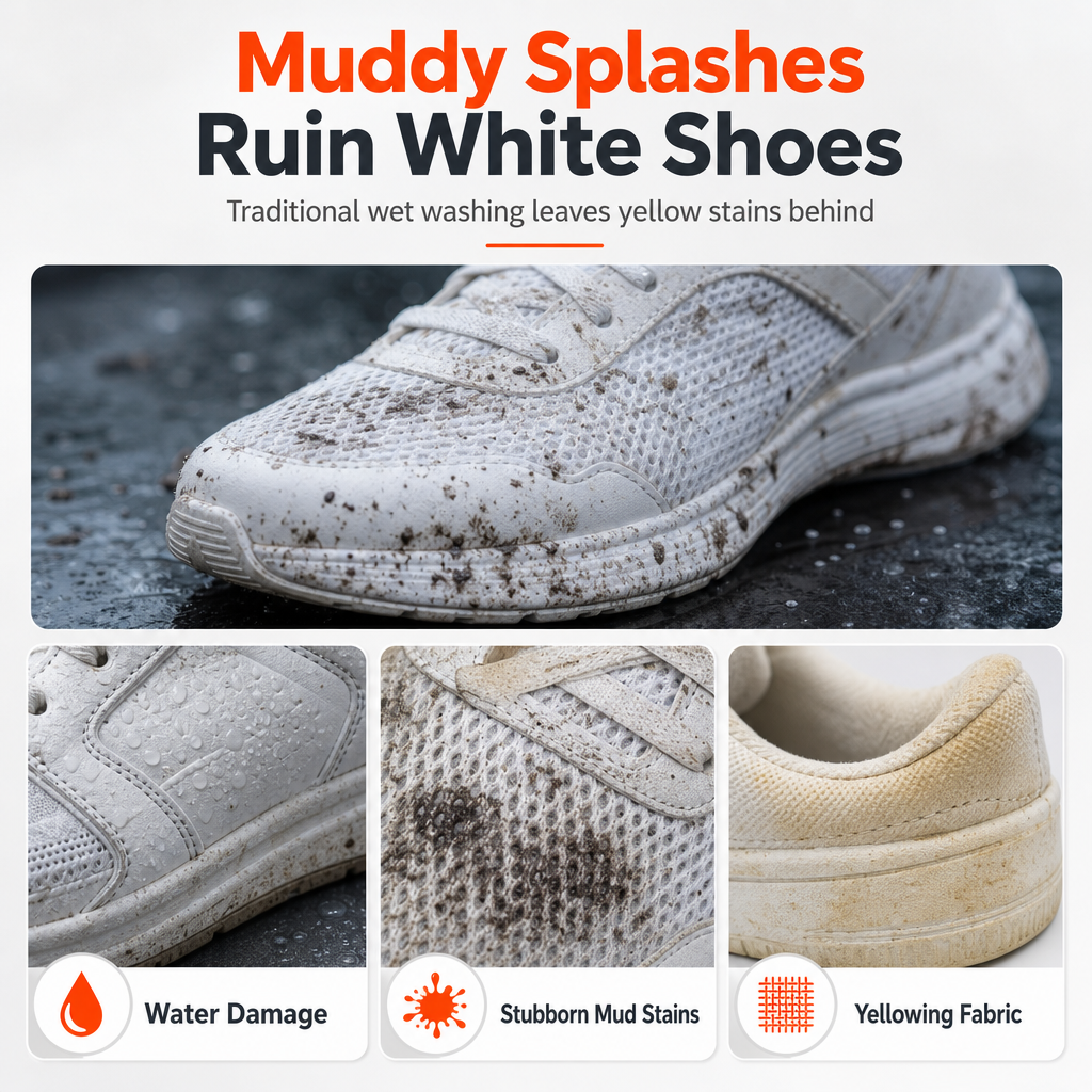 Spoelvrije Multi-Oppervlak Schoenen Schuimreiniger