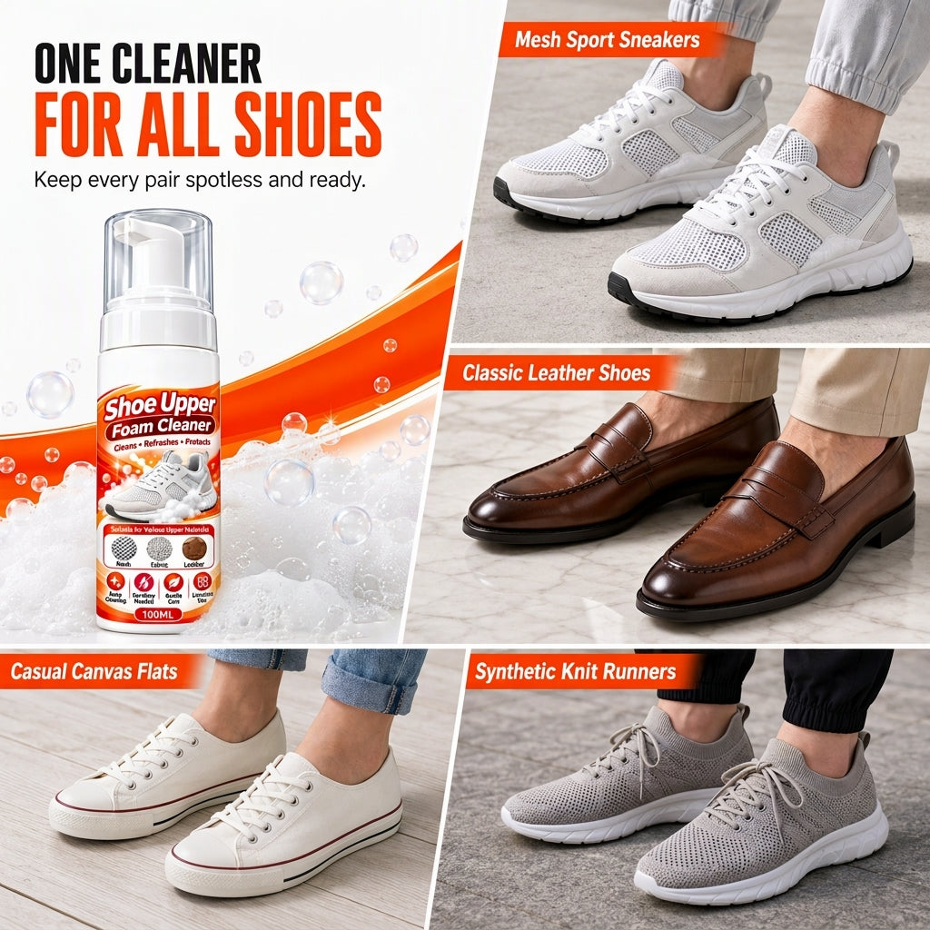 Spoelvrije Multi-Oppervlak Schoenen Schuimreiniger