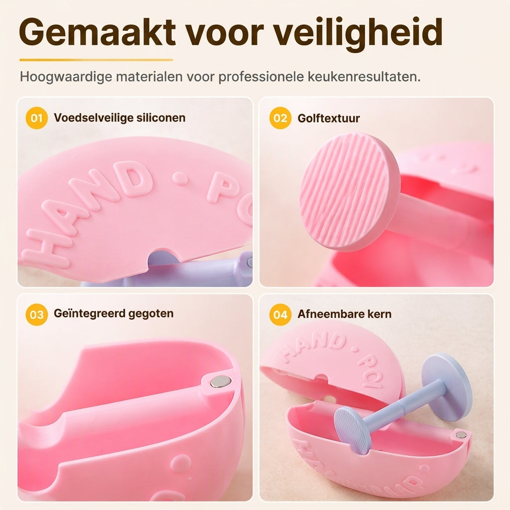 Schattige Donut Siliconen Hittebestendige Pijphandschoenen