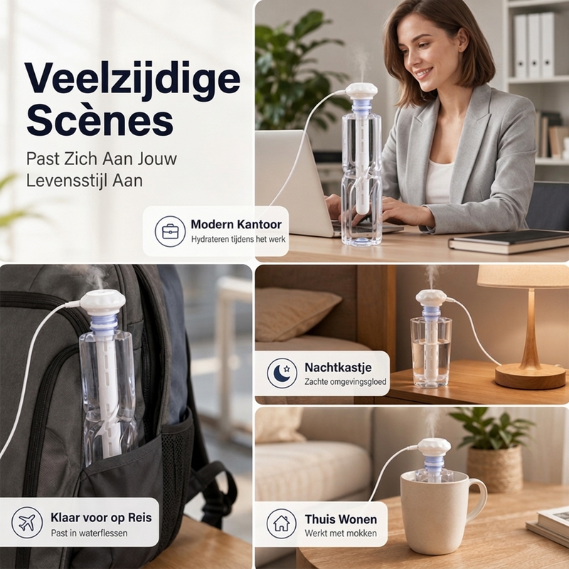 Mini Draagbare USB Mist Luchtbevochtiger