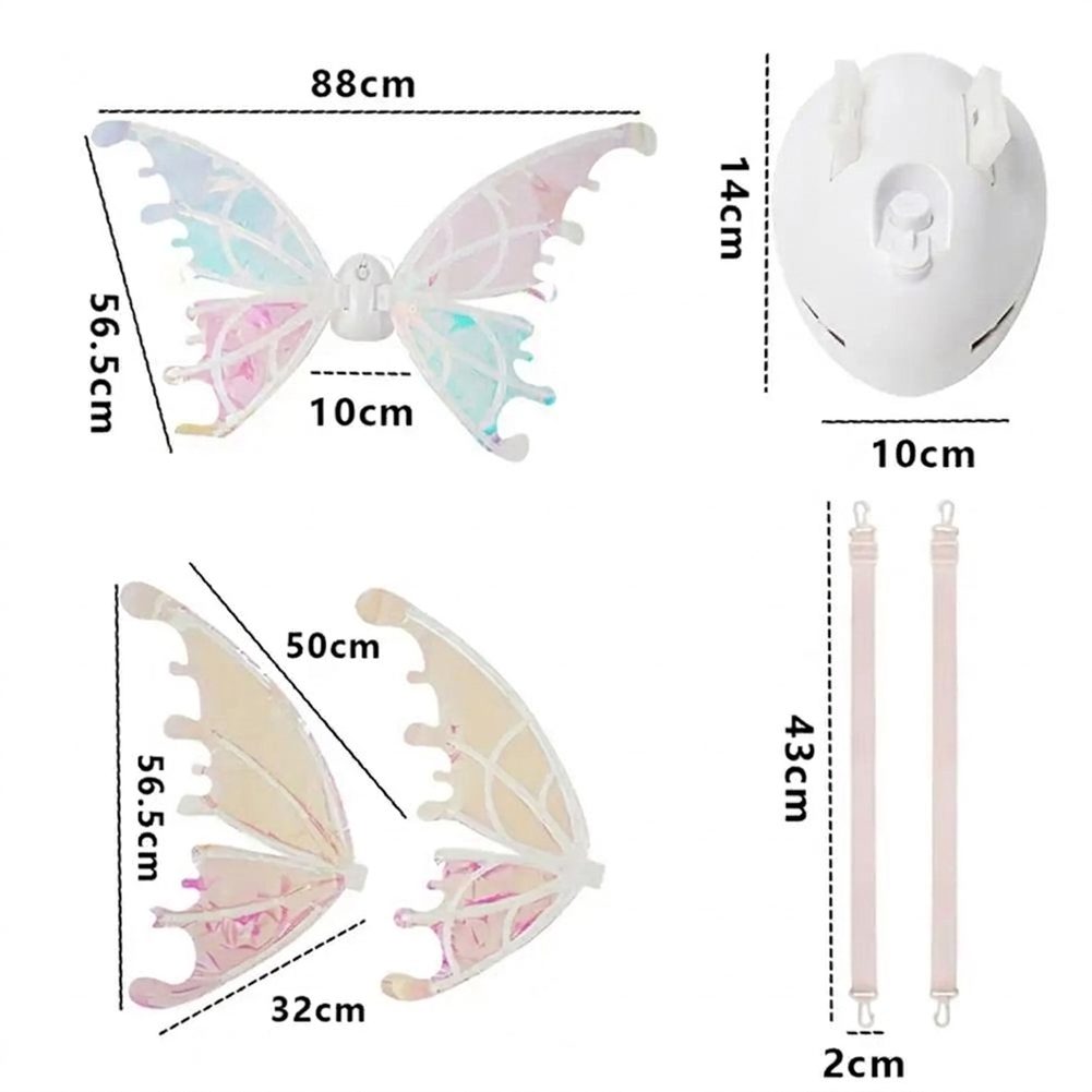 🦋 Lichtgevende elfenvleugels (geweldig cadeau voor kinderen) 🎁