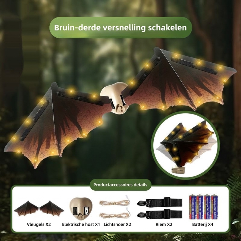 🦋 Lichtgevende elfenvleugels (geweldig cadeau voor kinderen) 🎁