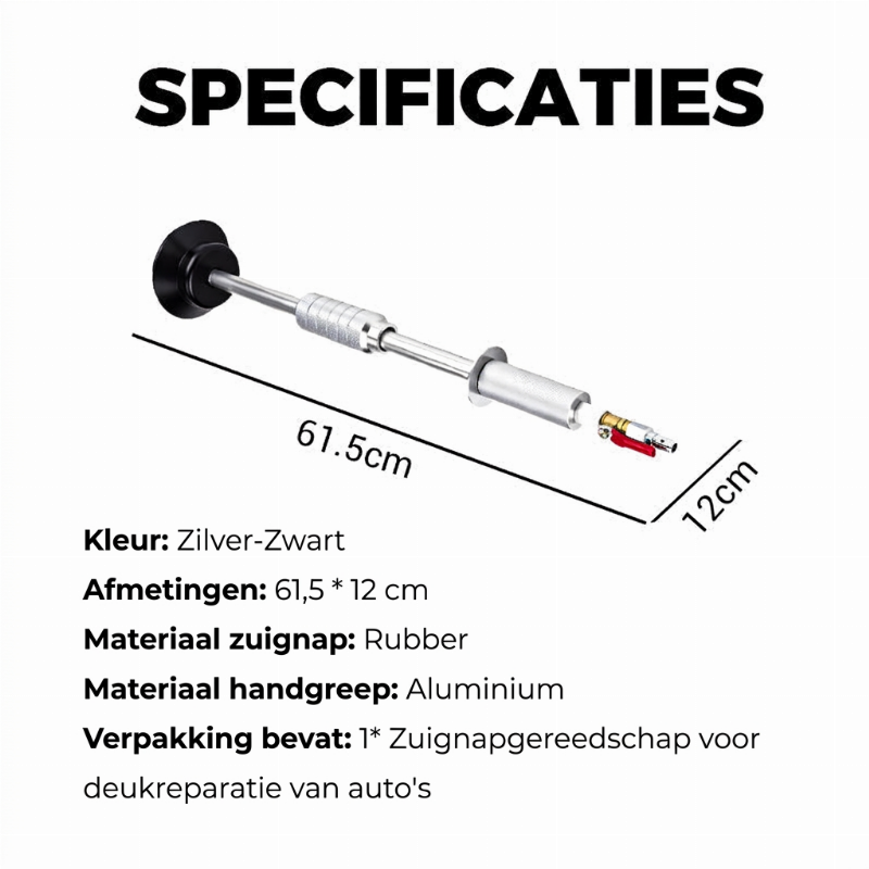 📢📢 50% KORTING!! ⏰ De Magische Deukhersteler - Zuignap Gereedschap voor Autoschade en Deukherstel