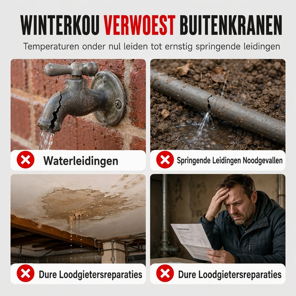 Buitenkraanhoes voor winterse vorstbescherming