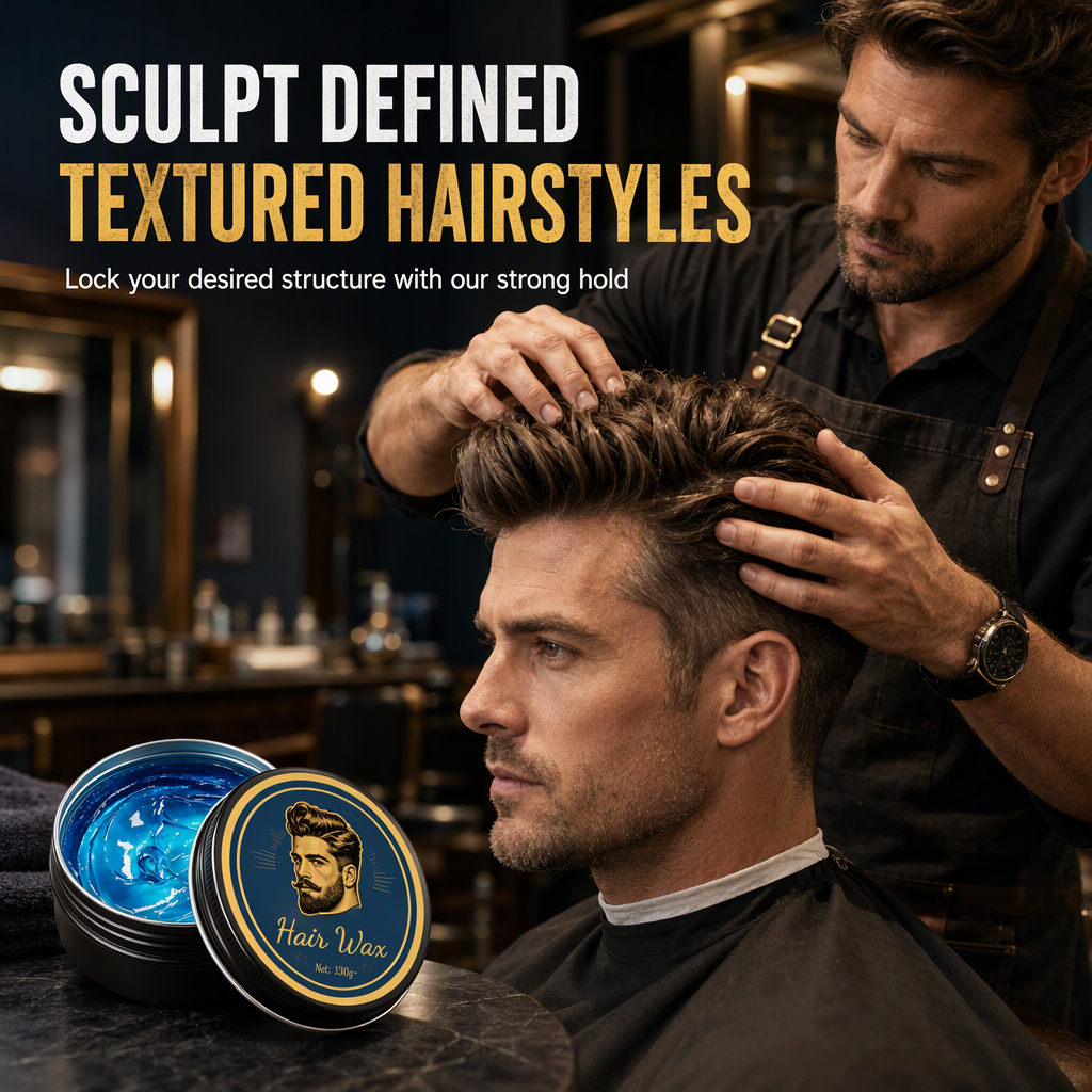 📢📢 1+1 gratis💈 Herenhaarpomade met colognegeur – Matte afwerking, sterke hold & volume | Wateroplosbaar & langdurig effect