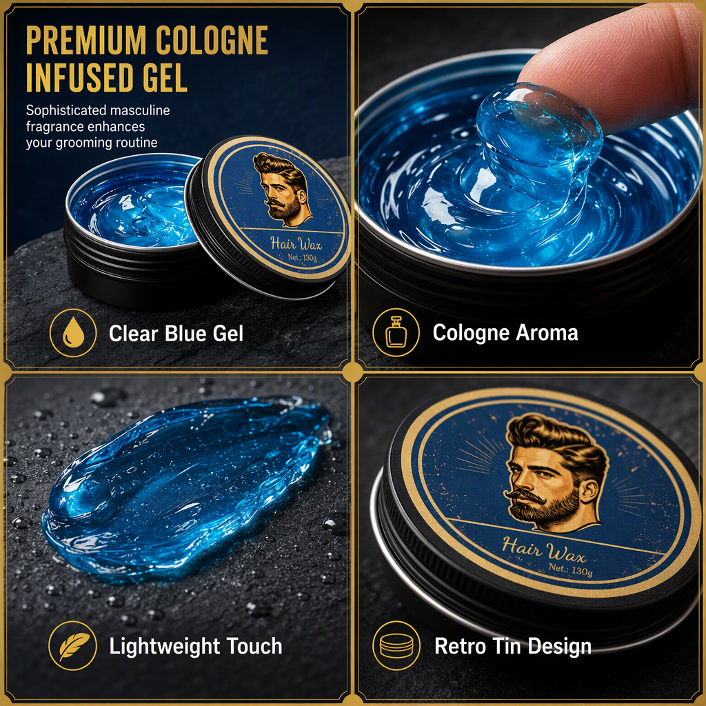 📢📢 1+1 gratis💈 Herenhaarpomade met colognegeur – Matte afwerking, sterke hold & volume | Wateroplosbaar & langdurig effect