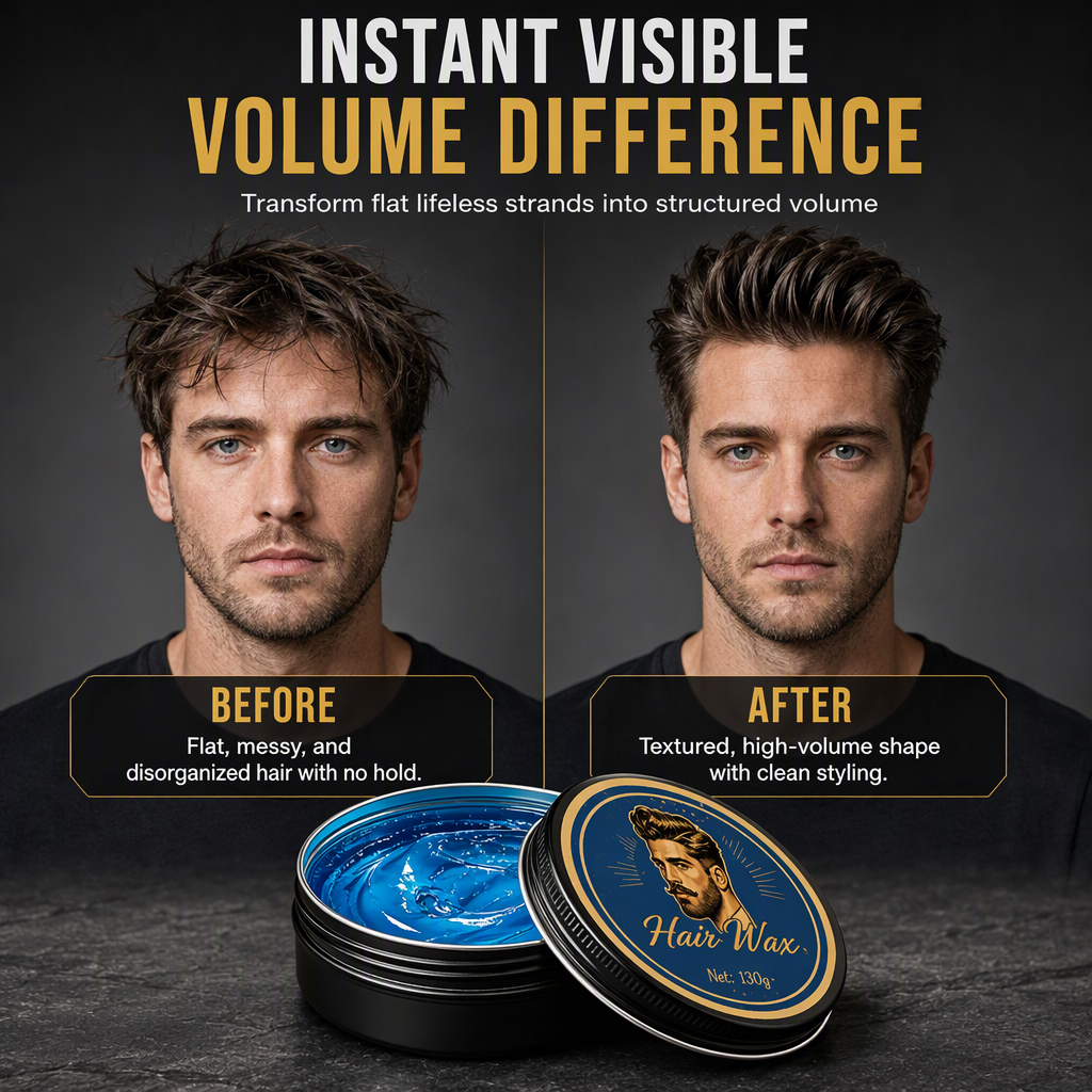 📢📢 1+1 gratis💈 Herenhaarpomade met colognegeur – Matte afwerking, sterke hold & volume | Wateroplosbaar & langdurig effect