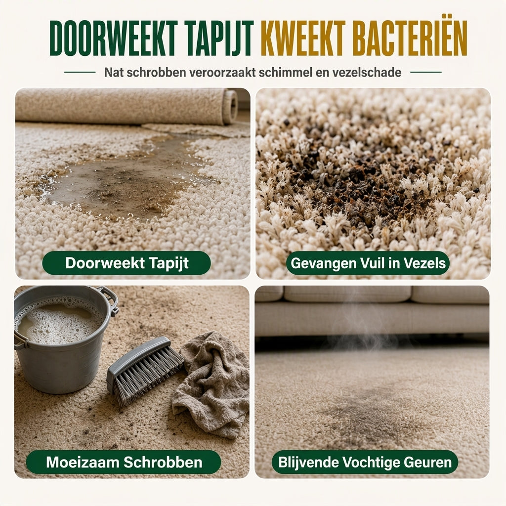 Huishoudelijk Tapijt- en Bankreinigingsschuim Spray Set 100ml Vlek- en Stofverwijderaar met Doek