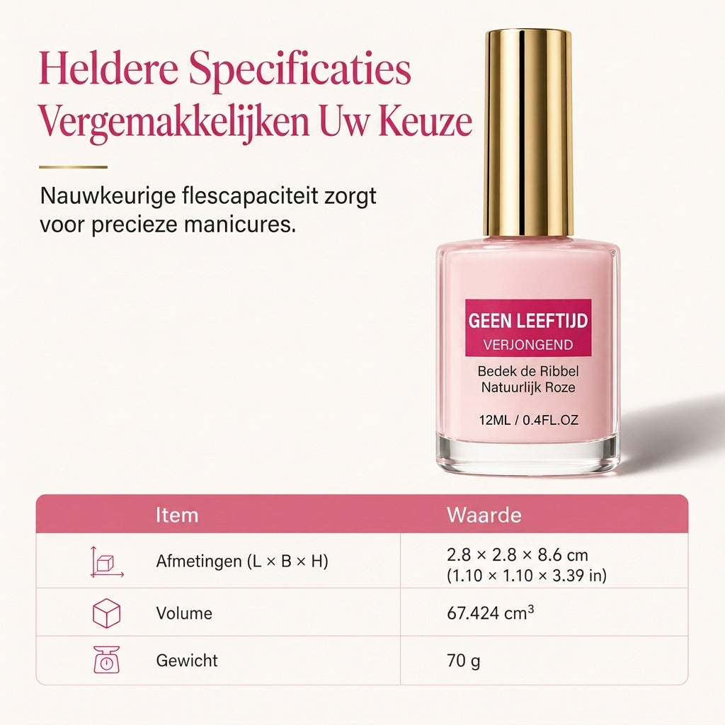 Delen onmiddellijk gladmaken! Natuurlijke opvuller voor nagelribbels