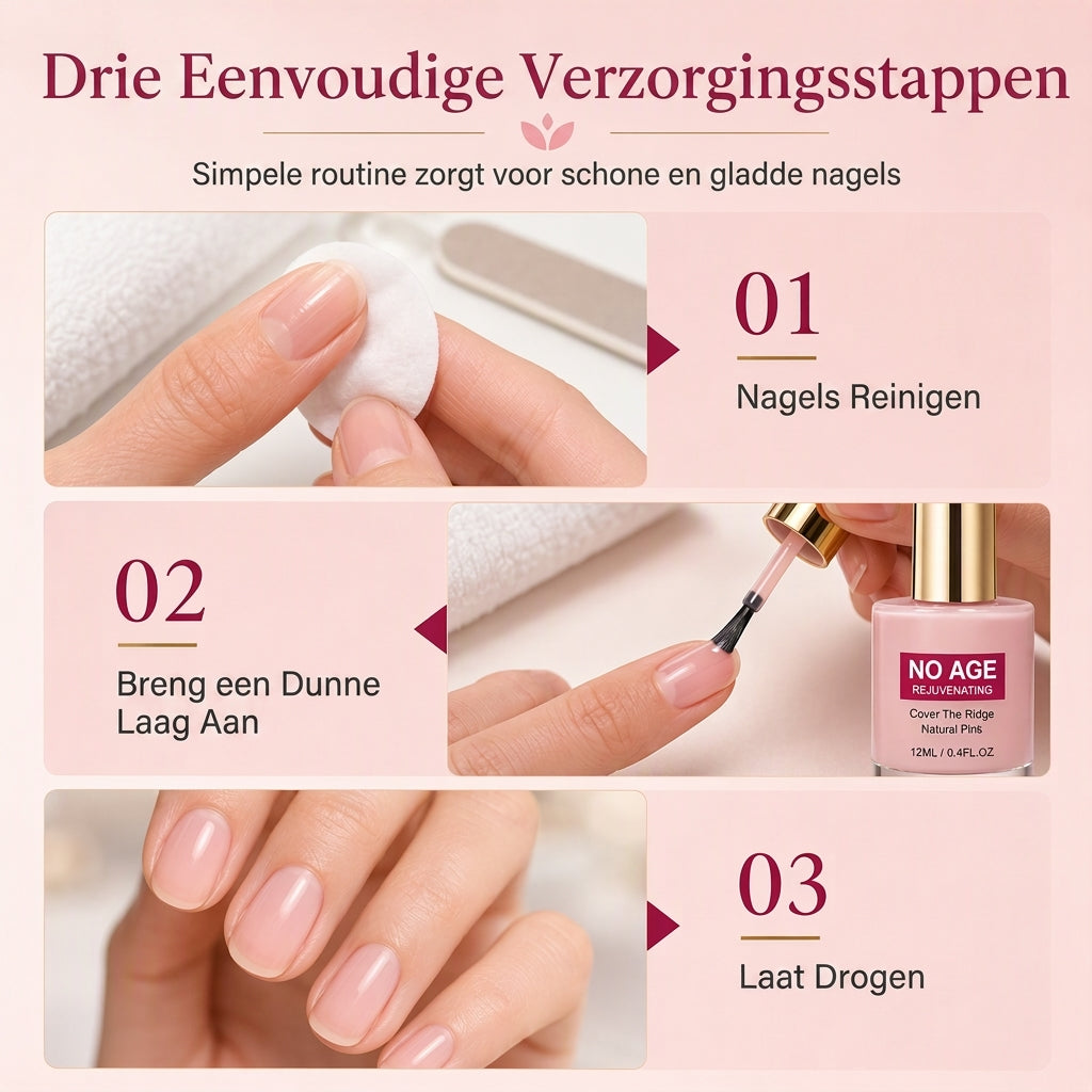 Delen onmiddellijk gladmaken! Natuurlijke opvuller voor nagelribbels