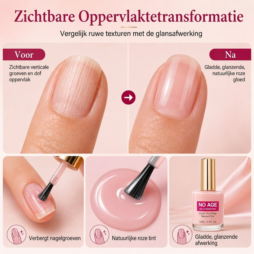 Delen onmiddellijk gladmaken! Natuurlijke opvuller voor nagelribbels