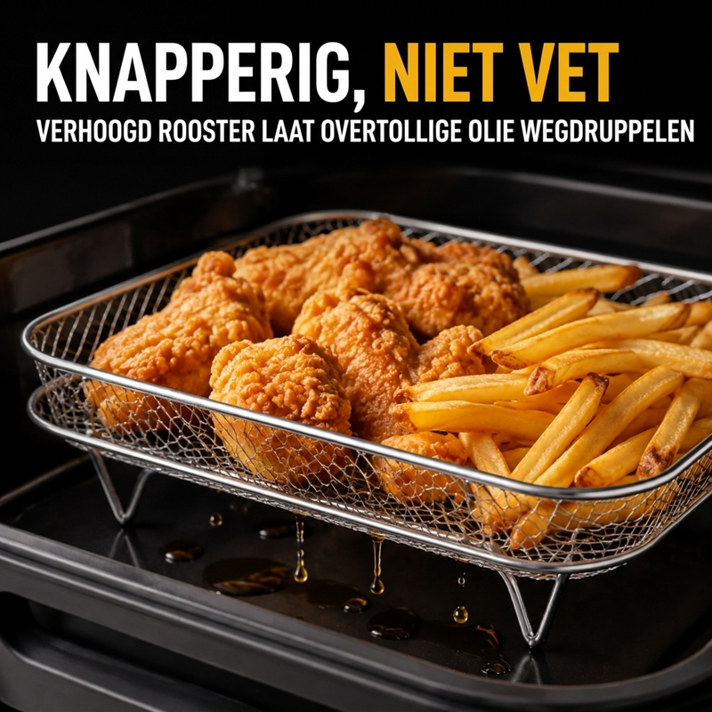Stapelbare Airfryer-rekken
