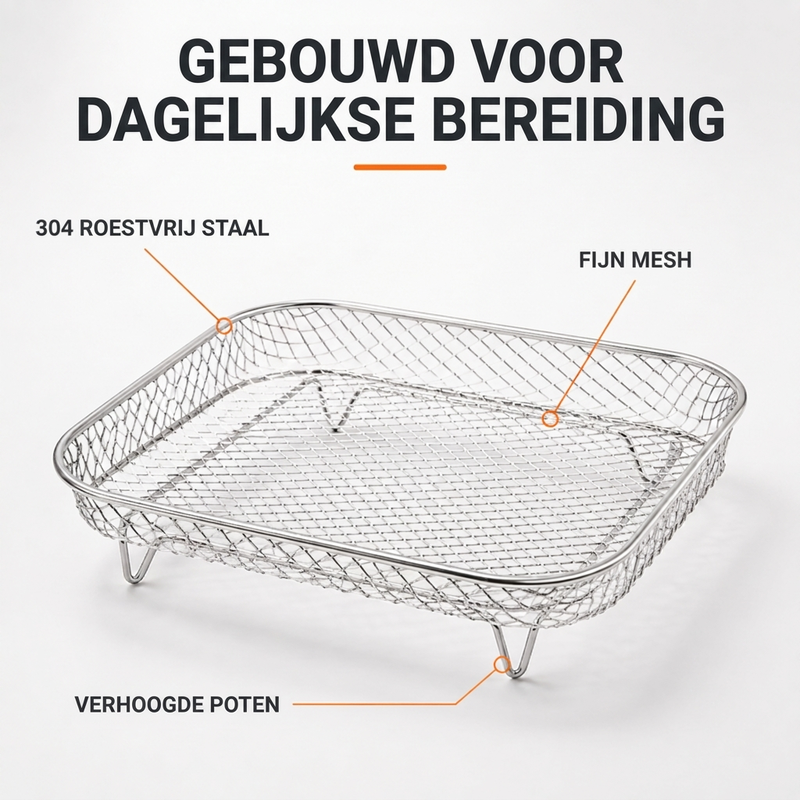 Stapelbare Airfryer-rekken