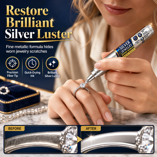 💍 50% korting! Zilver herstelpen voor sieraden – dekt krassen & aanslag, sneldrogend & met precisietip. Herstel de glans van je ringen & armbanden in 4 stappen! ✨🖊️