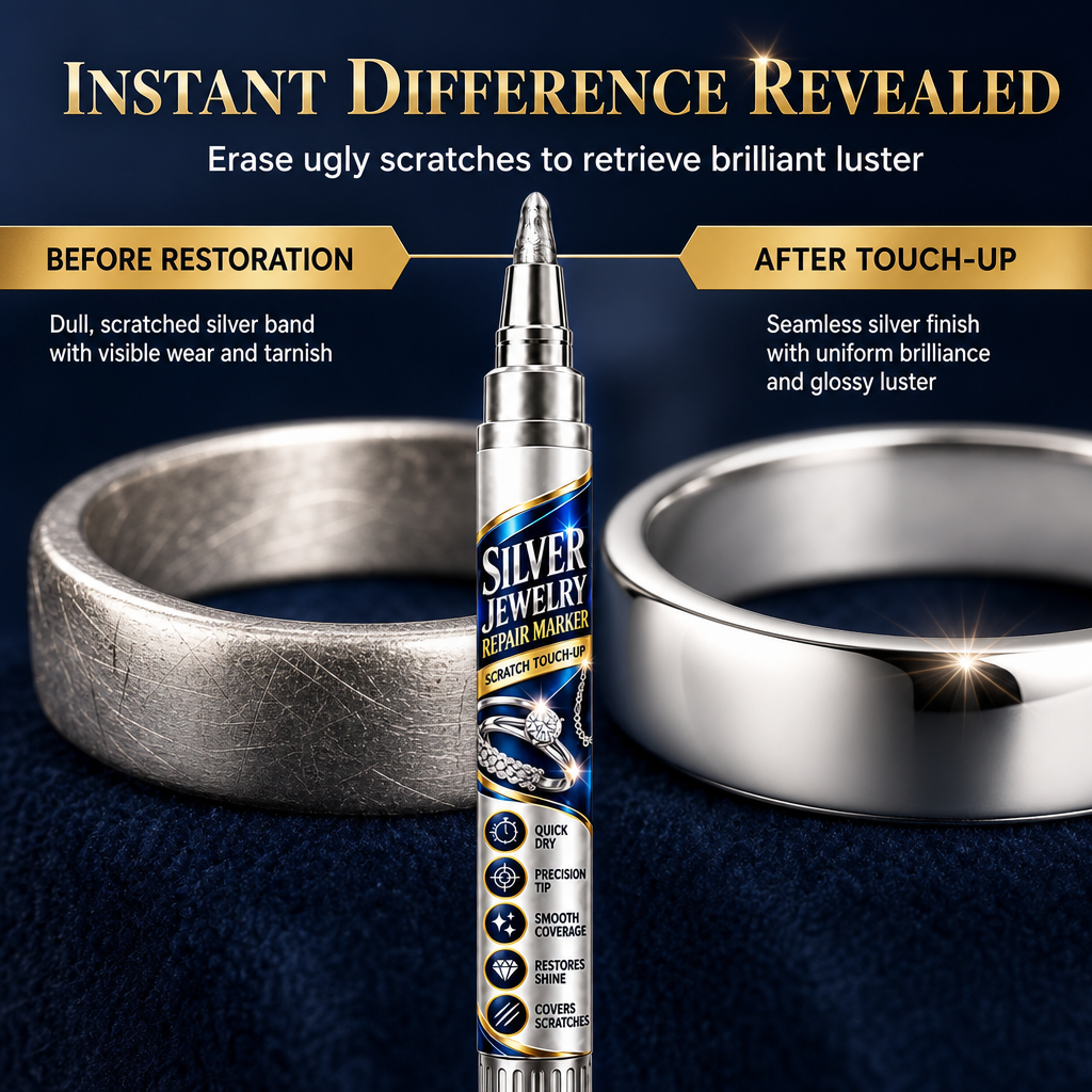 💍 50% korting! Zilver herstelpen voor sieraden – dekt krassen & aanslag, sneldrogend & met precisietip. Herstel de glans van je ringen & armbanden in 4 stappen! ✨🖊️