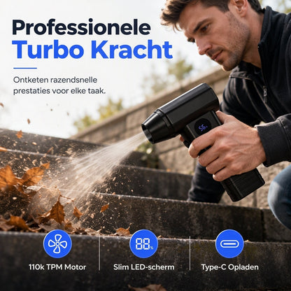 Handbedrade draadloze mini hogesnelheid turboventilator