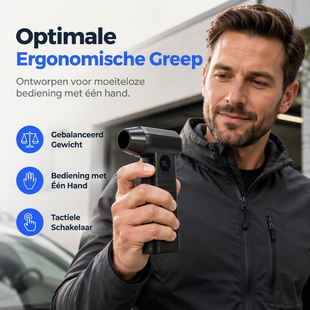 Handbedrade draadloze mini hogesnelheid turboventilator