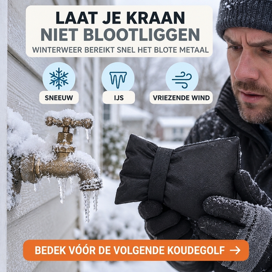 Buitenkraanhoes voor vorstbescherming in de winter
