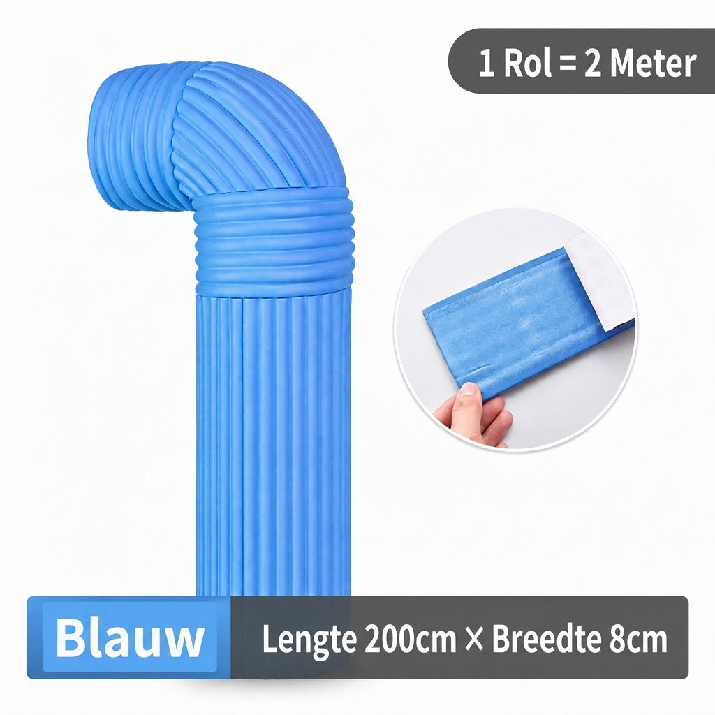 Zelfklevende buisisolatie - Buitengebruik - Vorstbestendige thermische schuimhoes voor water- en zonnebuizen