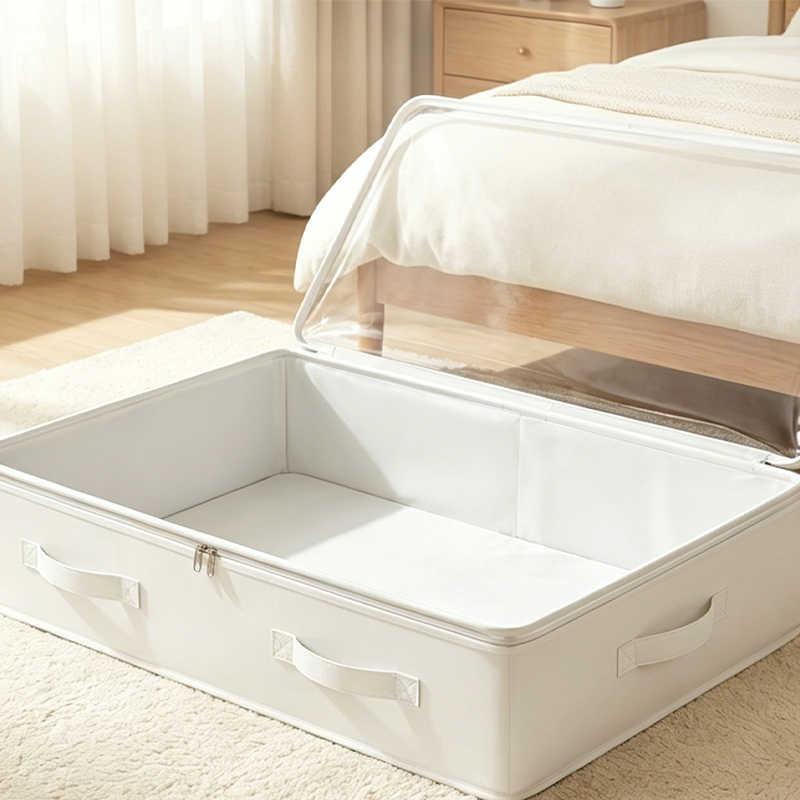 🛏️ Opvouwbare opbergtas voor onder het bed met ritssluiting – Ruimtebesparend en praktisch ✨